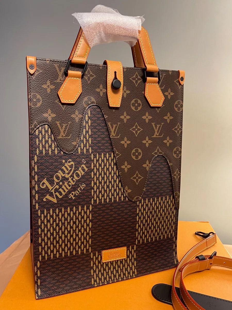 Louis Vuitton x Nigo 2020 Giant Damier Ebene Nano e Messenger - Brown Messenger  Bags, Bags - LVNOU20053