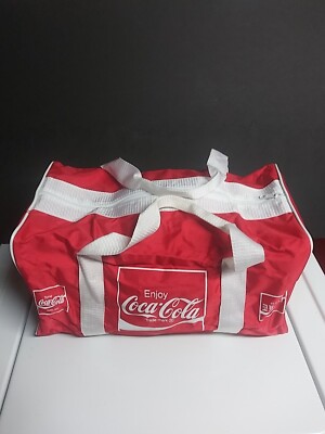 Vintage Coca-Cola Duffle Bag Shoulder Tote Gym Travel Bag Classic