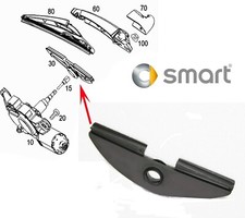GUARNIZIONE GOMMA INFERIORE SUL BRACCIO TERGILUNOTTO SMART FORTWO 451 COUPE 2007