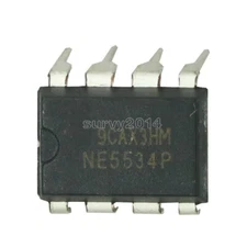 10PCS NE5534P NE5534 DIP-8 TI Low-Noise Operational Amplifier IC NEW