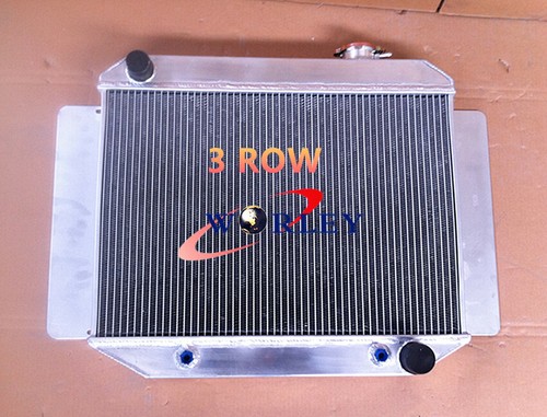 3 Rows aluminum race radiator for Holden Kingswood Torana HQ HJ HX HZ ...