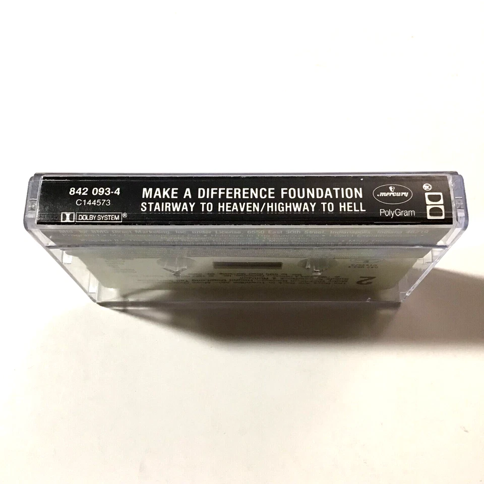 Various - Stairway To Heaven Highway To Hell Cassette 1989 Ozzy Osborne - Image 3 of 4