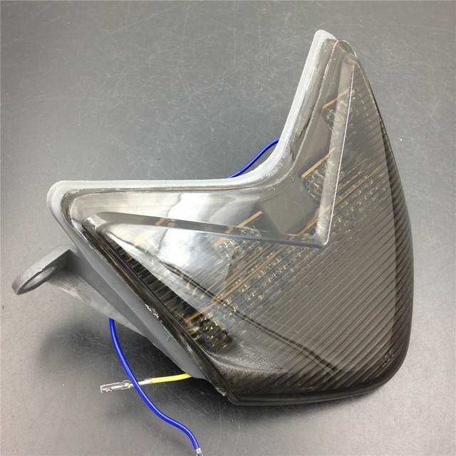 Smoke LED Tail Light For Kawasaki Ninja ZX6R ZX636 ZX6RR Z750S 2005