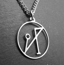 Arch angel Michael Protection Sigil Pendant with Chain and Pouch