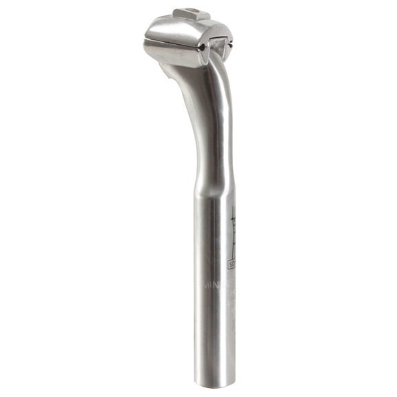 Soma Wakizashi Seatpost 27.2mm 218mm 15mm Offset Silver