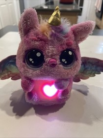 Hatchimals Alive Pufficorn interactive toy 100 phrases lights wings flap