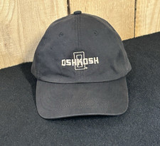 Vintage Oshkosh Hat/Cap Black Adjustable Snap Back K-Products