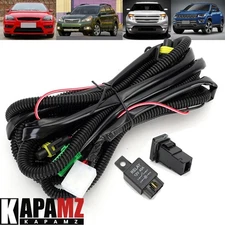 H11 H8 H16 Blubs Fog Light Wiring Harness LED Indicator Switch Kit 12V 40A Relay