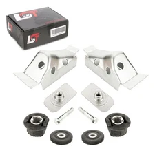 Weld-in plate rear axle bearing set left right for Mercedes E-class 124