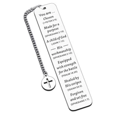 Stocing Stuffers for Women Men Baptism Bookmark for Girls Boys Christian Gift...