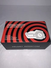 Betowey B2X Helmet Intercom HEADSET  BLACK Waterproof Universal Motorcycle  2pcs