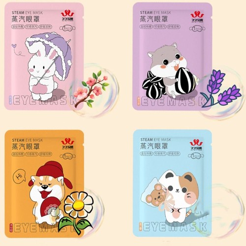 10pcs Eye Protection Steam Blindfold Eye Masks Sleeping Noon Break Nap - Photo 12/16