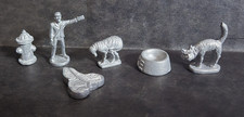 Dog-opoly Board Game Replacement Pieces Movers, 6 Pewter Tokens, Monopoly