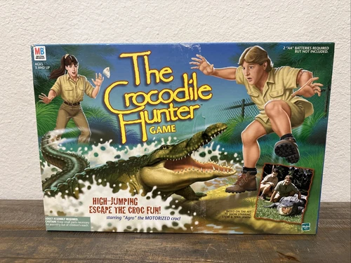 VINTAGE The Crocodile Hunter Game Milton Bradley 1999 Steve Irwin