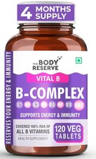 The Body Reserve Vitamin B Complex Tablets - 120 Veg Tablets