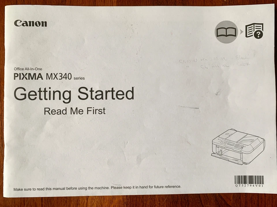 CANON PIXMA MX340 MANUAL & U1.1 SET-UP CD-ROM - Image 3 of 4