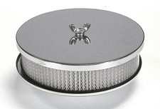 Mr. Gasket 1491 Air Cleaner - 6-12 Inch X 2 Inch - Chrome Mr. Gasket 1491 Air Cleaner - 6-12 Inch X 2 Inch - Chrome