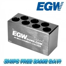 EGW Case Gauge Ammo Checker for 44 Magnum, 7 Hole NEW! # 70191