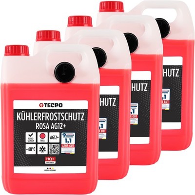 20L TECPO KÜHLERFROSTSCHUTZ ROT G12+ -40°C KÜHLMITTEL passend für VW AUDI MB GM