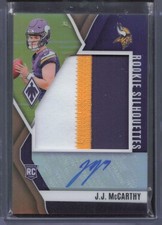 2024 Panini Phoenix #RS-JMY J.J. McCarthy Rookie Silhouettes Bronze #/33