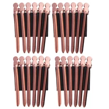 24 Pcs Salon Hair Clips Metal Sectioning Styling Tools Hairdressing
