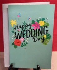 Wedding Day Greeting Card w/ Envelope ~ Hallmark