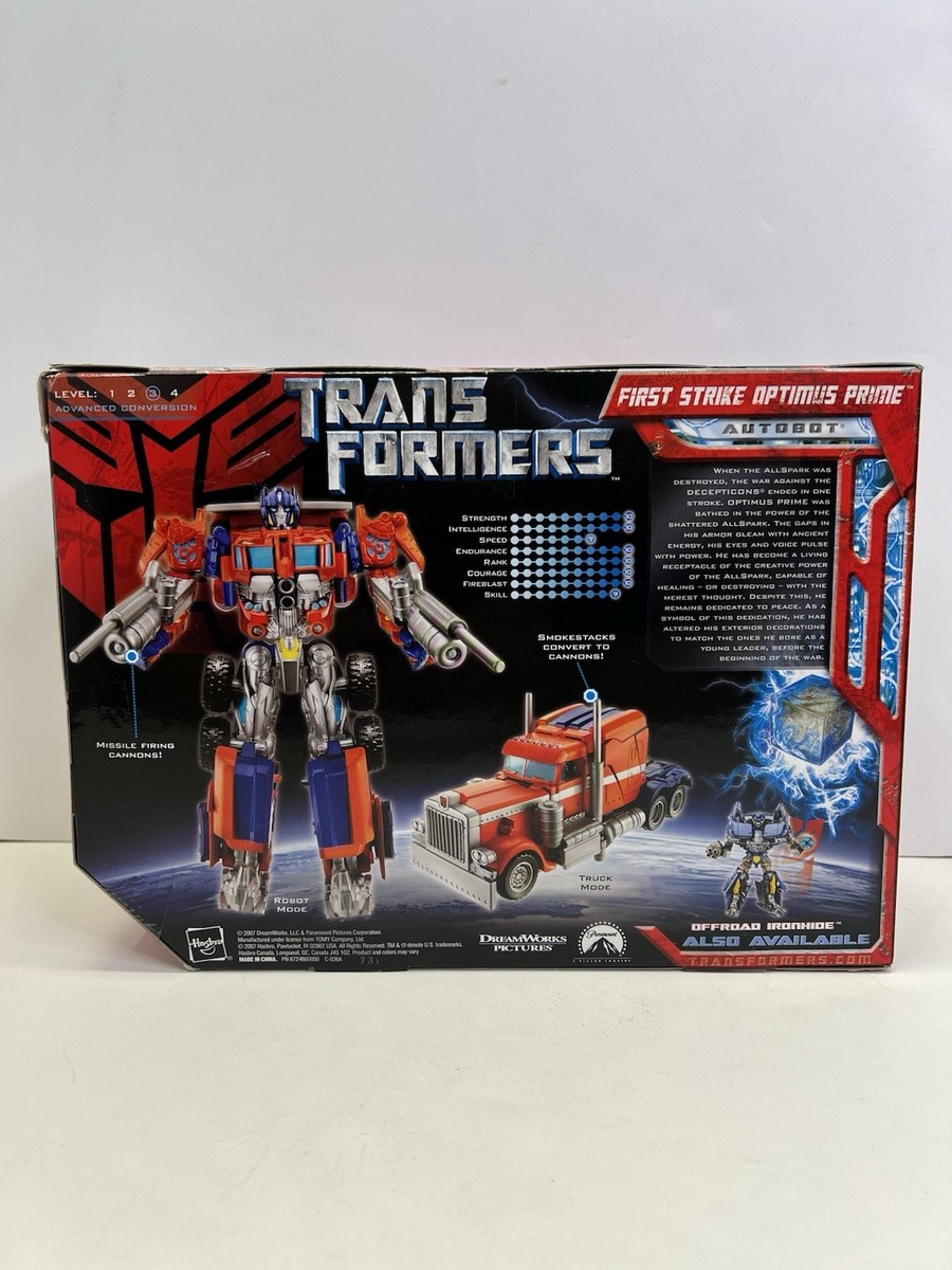 Transformers First Strike Optimus Prime Voyager Class 2007 Movie