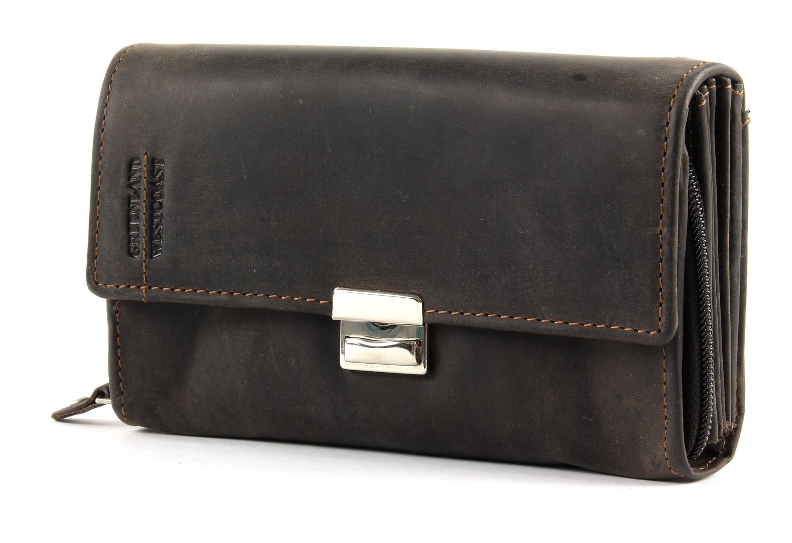 GreenLand Nature Westcoast Waiter Wallet Brown