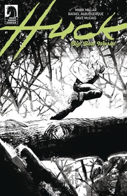 HUCK BIG BAD WORLD #1 VARIANT CVR B ALBUQUERQUE B&W DARK HORSE COMICS
