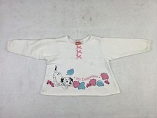 Vintage 101 Dalmatians Long Sleeve 24 Month Toddler White Shirt READ 