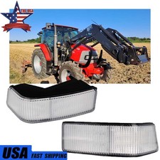 Pair Led Headlight Flood/spot Combo Lh Rh For Case Ih For Mccormick Tractors