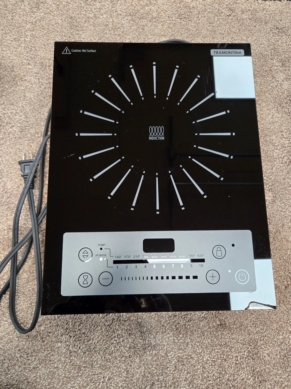 Tramontina Induction Cooktop Single Burner Model 81500/103, 1500W **TESTED **
Opens in a new window 