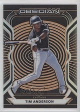 2021 Panini Chronicles Obsidian Electric Etch Orange 27/28 Tim Anderson #47 03bh