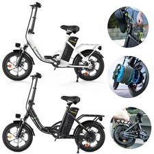 Elektrofahrrad E bike Klappbar E-Bike 16 Zoll E-City Bike bis 55km mit …