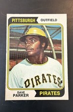 1974 Topps Dave Parker Rookie RC #252 Pittsburgh Pirates HOF Raw  Baseball Card. rookie card picture