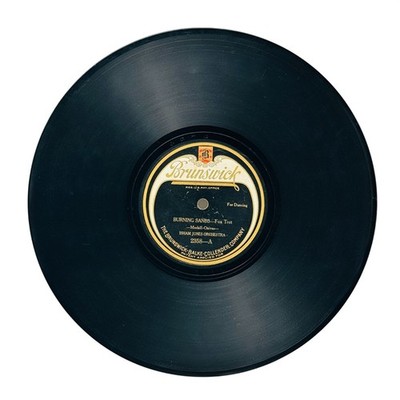 Isham Jones Orchestra Burning Sands 10 Inch Shellac 78 RPM Brunswick 2358 VG+