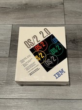 IBM OS/2 2.0 Operating System 3.5" Floppy NEW SEALED Vintage Big Box