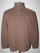 Polo Ralph Lauren NWOT Men's Large Estate Rib Quarter Zip Mock Neck Sweater