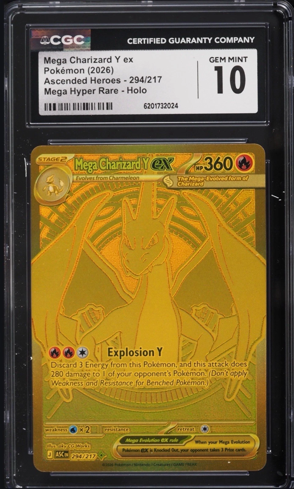 Mega Charizard Y ex - Ascended Heroes #294 Price & Value ($355.95