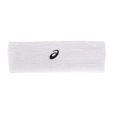 Asics Headband White 3033B874 Performance Sports Gear Accessory Official New
