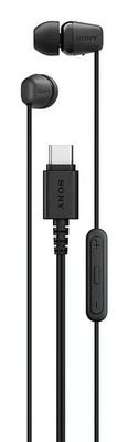 Sony IER-EX15C Kabelgebundenes In-Ear-Kopfhörer Musik und Anrufe USB Typ-C Schwarz