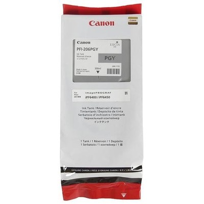 Canon PFI-206PGY Tintenpatrone 5313B001[AA] Foto Grau für imagePrograf IPF6400