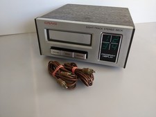 Vintage 1960s 8-Track Tape Player CRAIG H240. Silver / Wood Grain. Japan. Tested