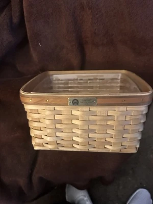 2006 Longaberger Heartwood Golf Club Basket, family signed, tees, solid protectr - Image 1 of 4