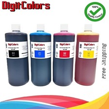 Ink Refill Kit bottles BK C M Y 4 lites For HP 60 61 62 63 64 65 67 cartridge