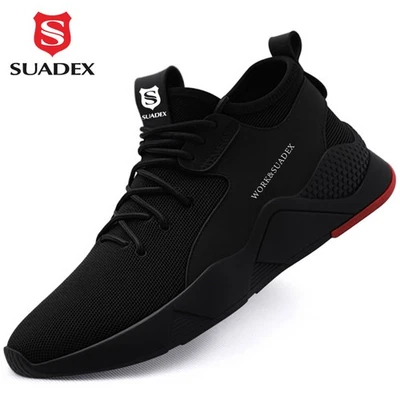 Männer Stahl Toe Schuhe Anti Rutsch Sicherheitsschuh Durchschlagsichere Sneaker - Bild 1 von 4