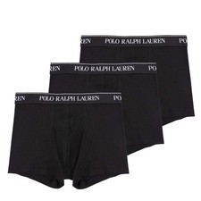 Image of Polo Ralph Lauren Classic 3-Pack Trunks Black