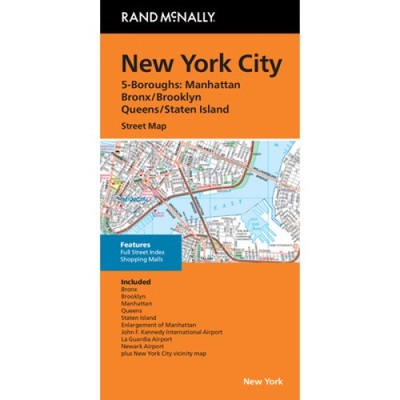 New York City 5 Boroughs Street Map: Nysm by Rand McNally [Blank book]