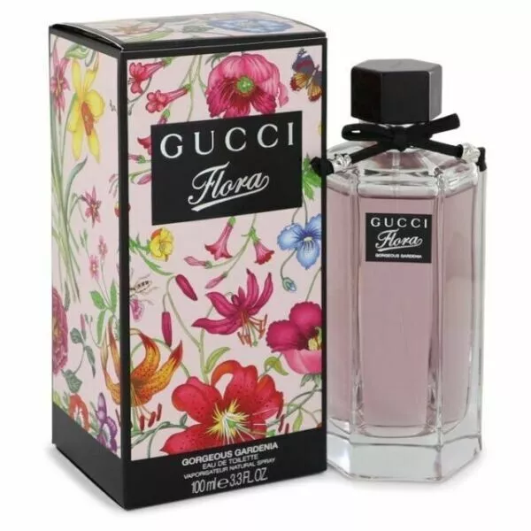 GUCCI FLORA GORGEOUS GARDENIA FOR WOMEN - 3.3 OZ/100 ML EDT SPRAY