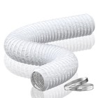 <!--F#f_0-->Hon&Guan 3 Inch Dryer Vent Hose 16 FT, Flexible PVC Air Dcuting for HVAC Vent...<!--F/-->